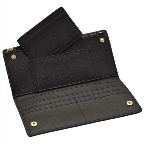 NWT Michael Kors Signature Jet Setter Wallet - Picture 3 of 5